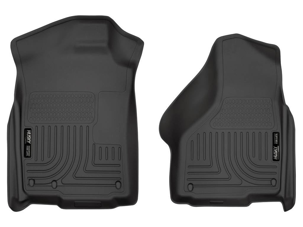 Tapetes Husky Liners Weatherbeater para Dodge Ram 1500 Quad/Standard Cab (2002-2024) - Proteção Premium Preta
