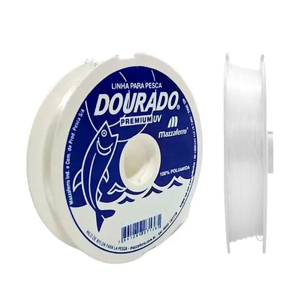 Linha de Pesca Dourada Mazzaferro: Resistência e Confiança