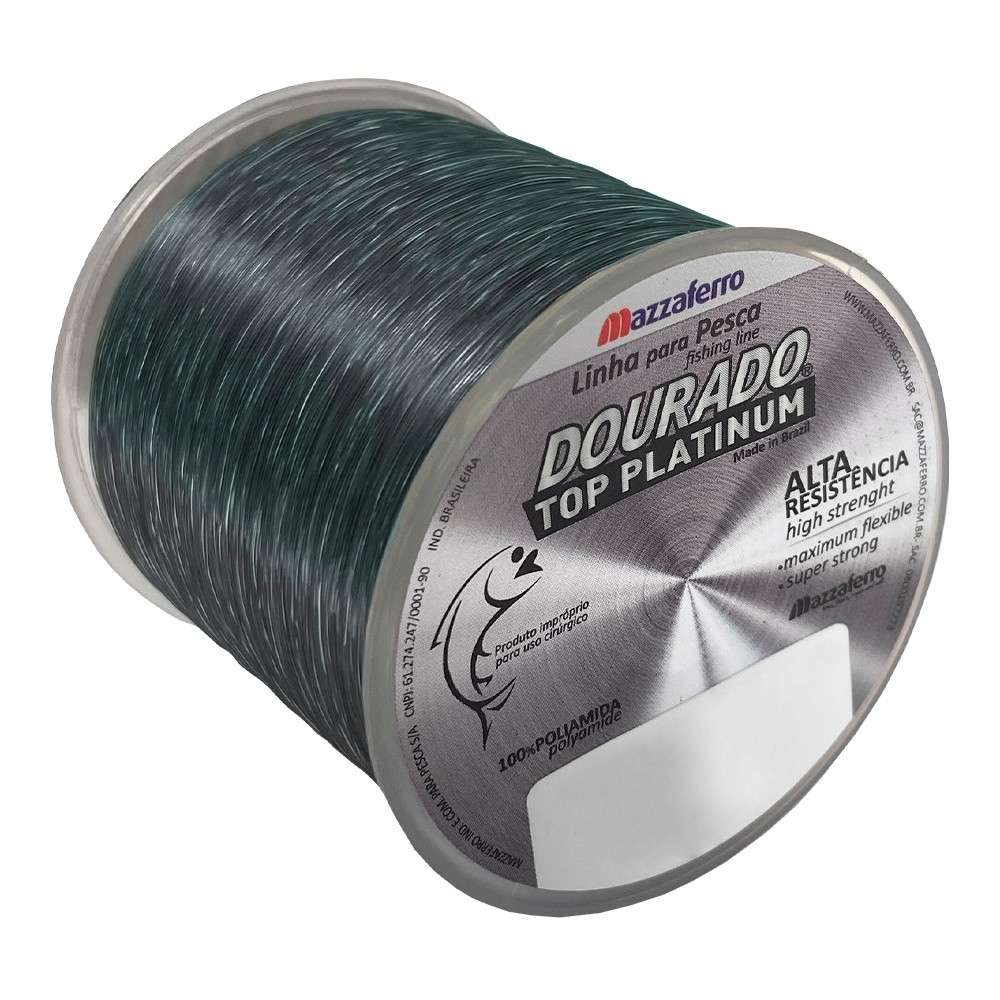 Linha de Pesca Dourado Platinum: Resistência e Invisibilidade