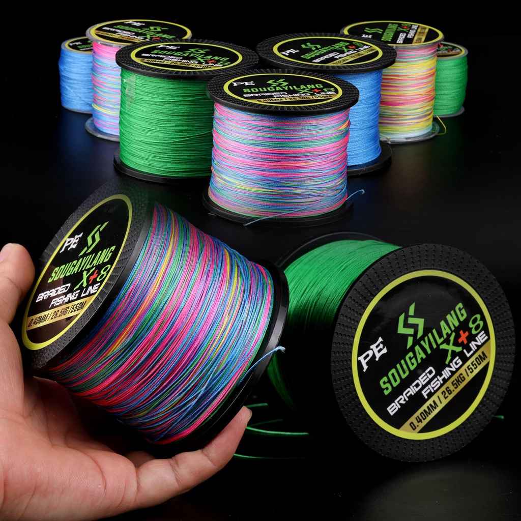Linha de Pesca Sougayilang X8 PE: Força e Sensibilidade!