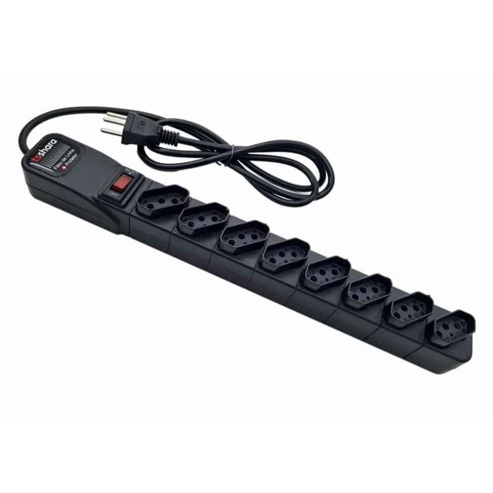 Filtro de Linha TS Shara: Proteção Completa para Seus 8 Dispositivos Bivolt!