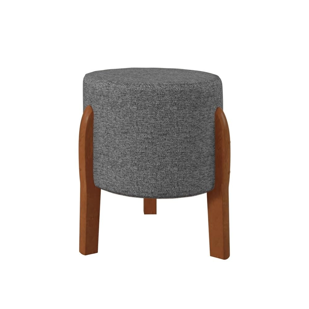 linho-madeira-a-kit-puffs-cinza-macica-em-com-de-redondos-decorativos-pes-moderno-2-design-a
