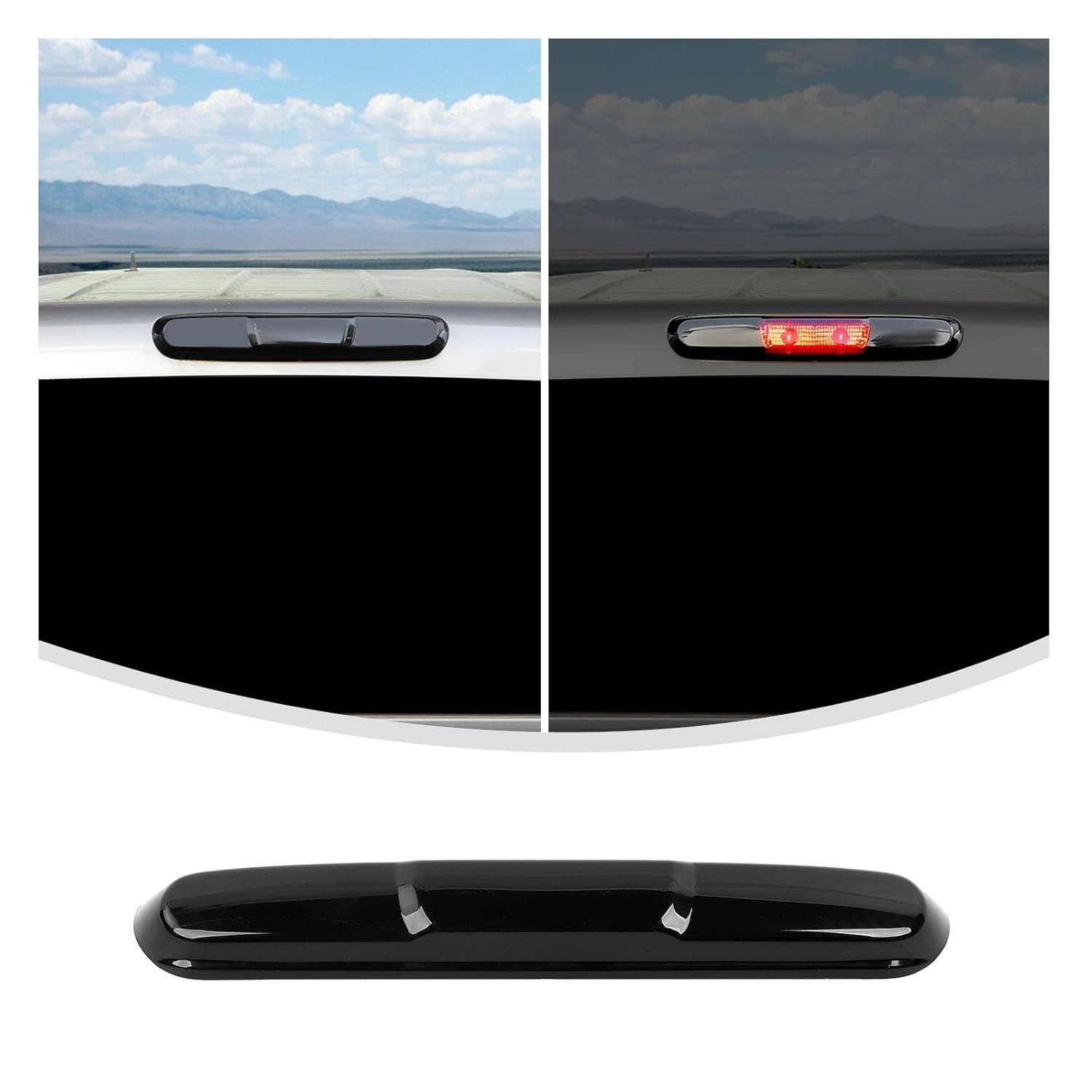 Linskip Capa Fumê 3ª Luz de Freio para Chevy Silverado & GMC Sierra 2007-2013 - Upgrade Estiloso e Fácil