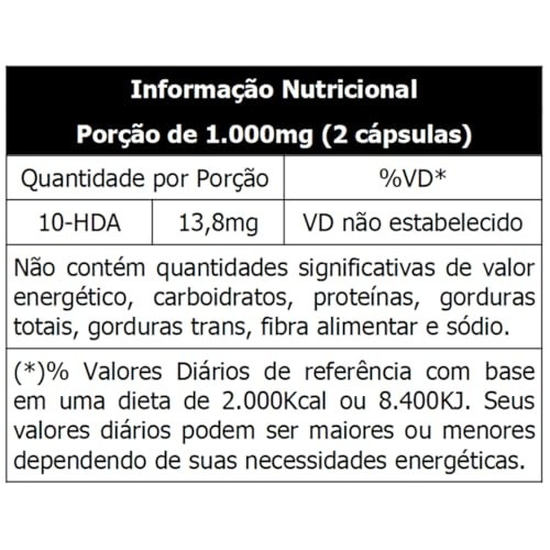 Kit 4 Geleia Real Liofilizada 500mg Uniflora 60 Cápsulas