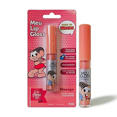 Lip Gloss Infantil Turma da Mônica: Cor & Diversão!