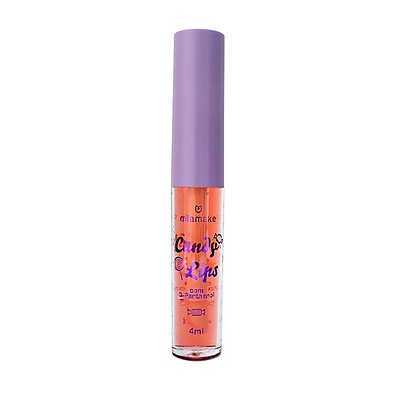 Lip Gloss MiaMake Candy Lips Pêssego 4ml – Brilho Intenso e Hidratação Profunda