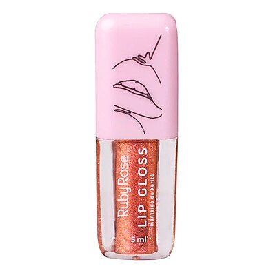 Lip Gloss Ruby Rose Bonfire: Brilho Intenso + Hidratação!