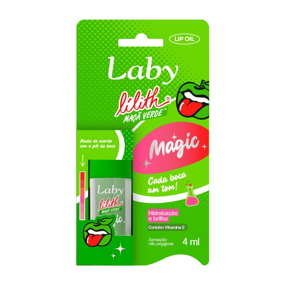 Lip Oil Mágico Laby Lilith: Cor Personalizada!