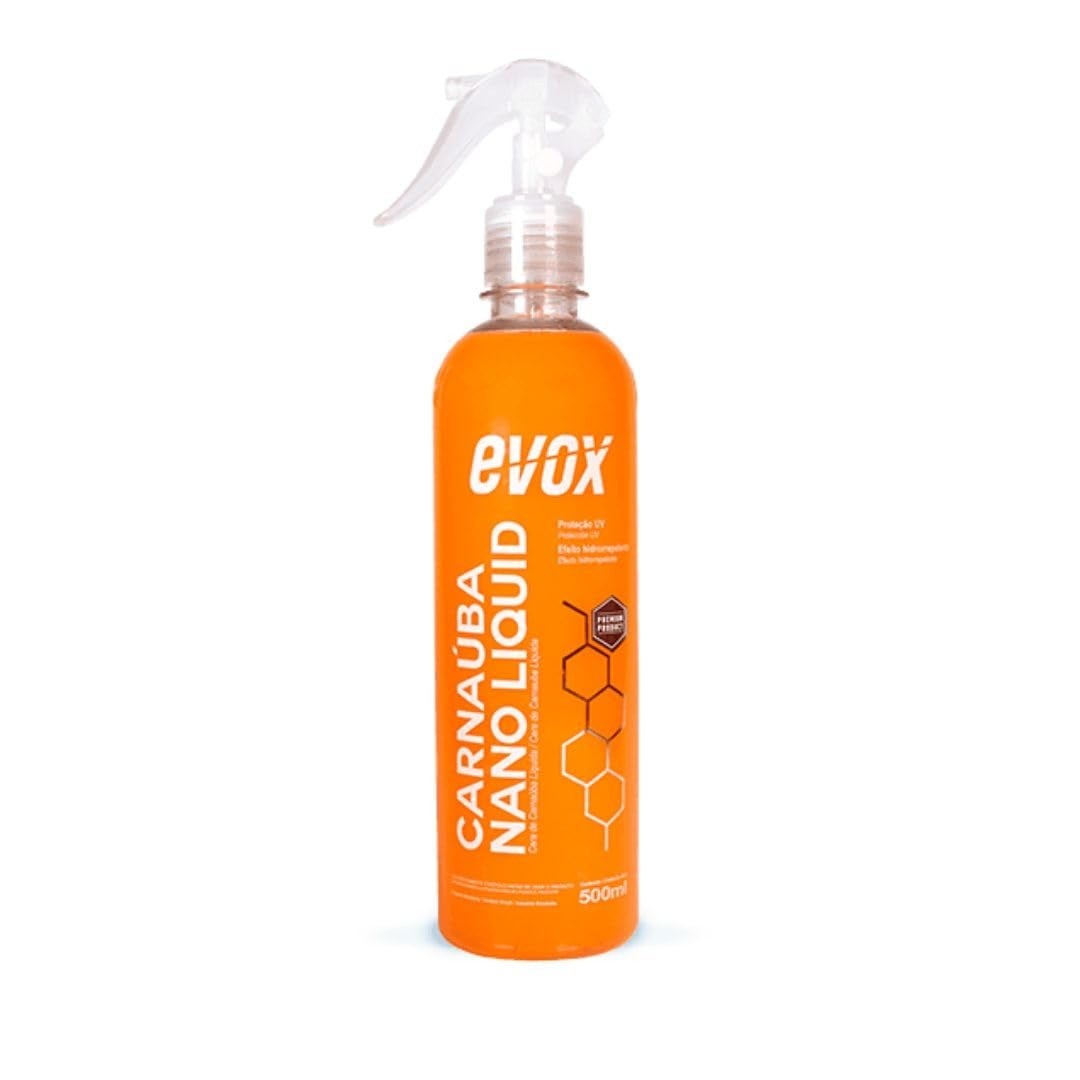 Cera Líquida de Carnaúba Tipo 1 Spray Nano Liquid 500ml - Brilho e Proteção Duradouros para Seu Carro