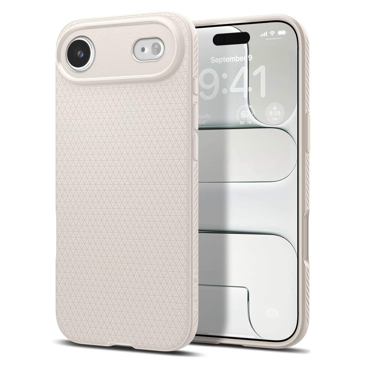 Capa Spigen Liquid Air para iPhone 17 Air - Proteção Premium e Design Moderno (Titânio Natural)