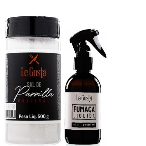 Kit Temperos Churrasco Parrilla + Fumaça Liquida