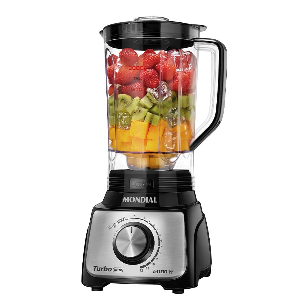 Liquidificador Mondial Turbo 1100W: Potência e Praticidade