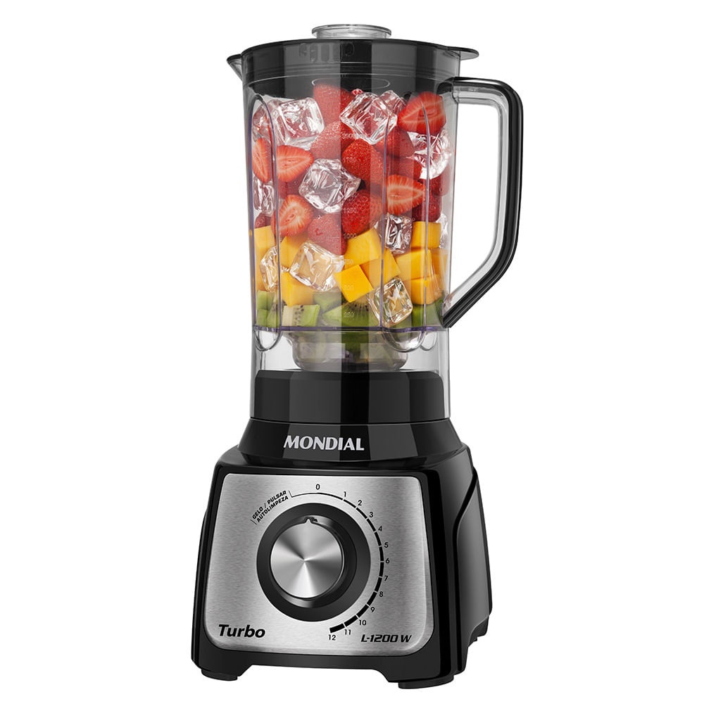 Liquidificador Mondial Turbo 1200W: Potência e Praticidade