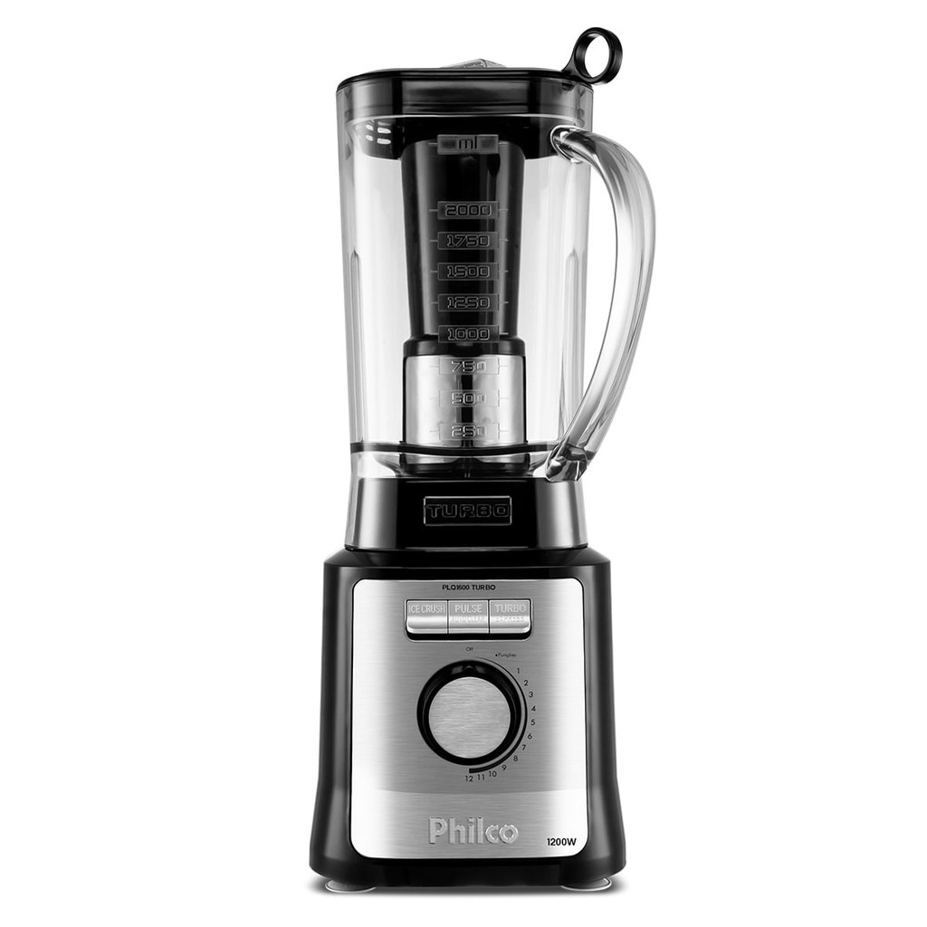 Liquidificador Philco 1200W: Turbo, Fácil e Silencioso!