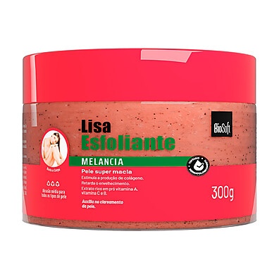 Lisa Esfoliante Melancia: Pele Macia e Radiante