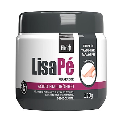 Lisa Pé: Creme Pés Ácido Hialurônico - Hidratação Intensa