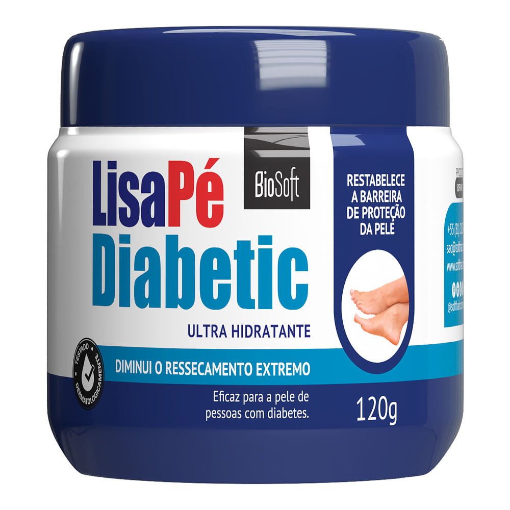 Lisa Pé Diabetic: Hidratação Intensa para Seus Pés