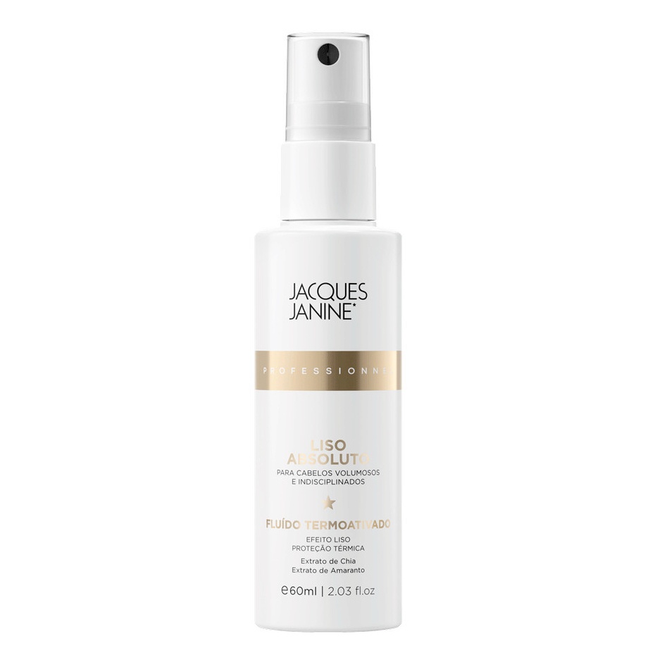 Liso Absoluto Jacques Janine: Fluído Termoativado 60ml