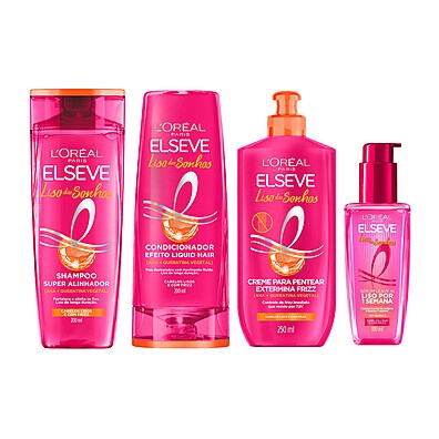 Liso dos Sonhos: Kit Completo Elseve