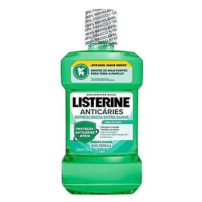 Listerine Anticáries Zero 500ml: Hálito Fresco e Proteção Real