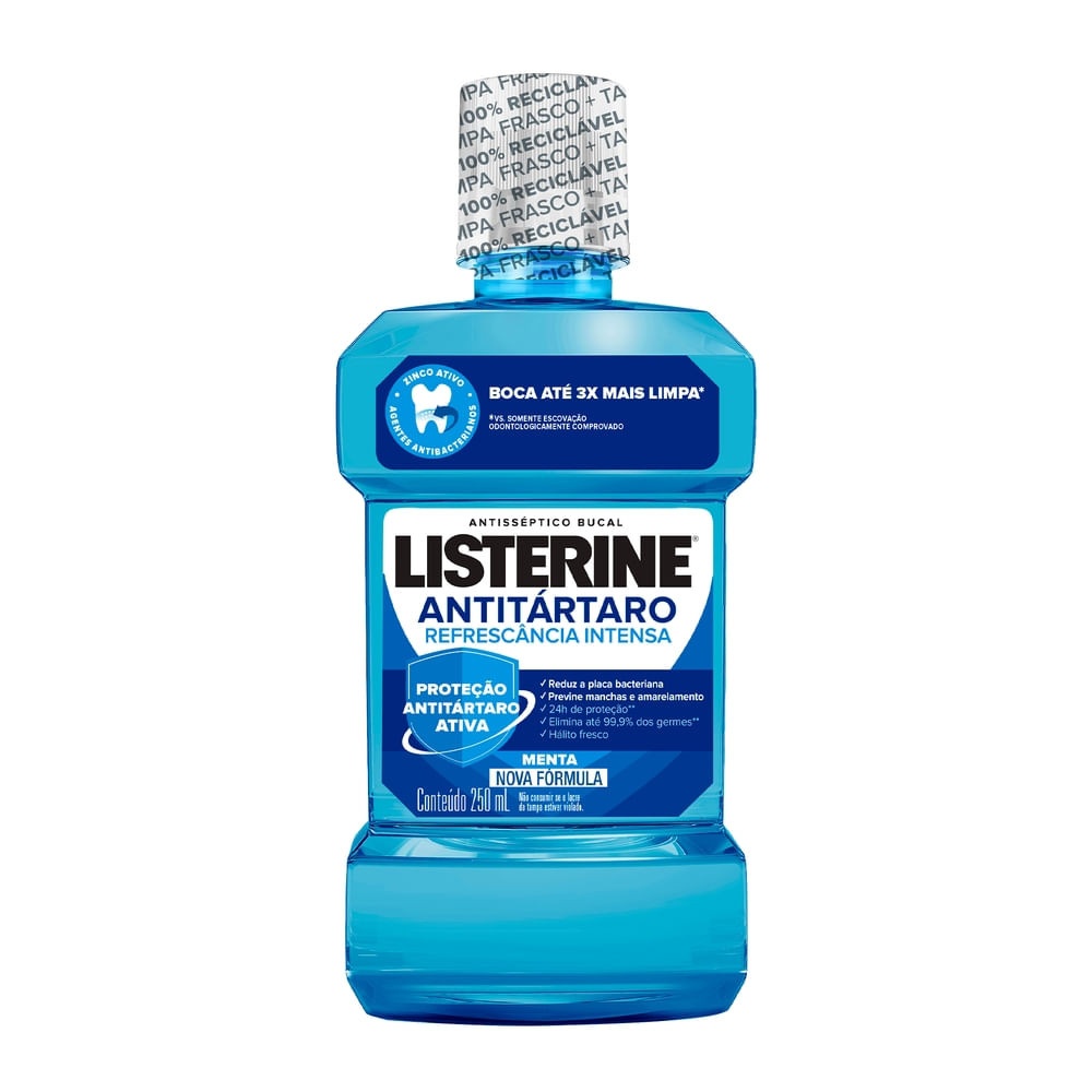 Listerine Antitártaro: Limpeza Bucal Completa
