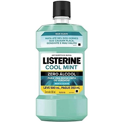 Listerine Cool Mint Zero: Frescor Total Sem Álcool