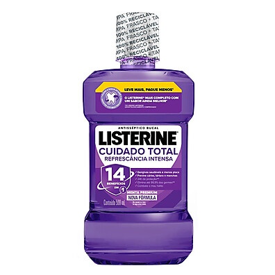 Listerine Cuidado Total: Proteção Bucal 24h