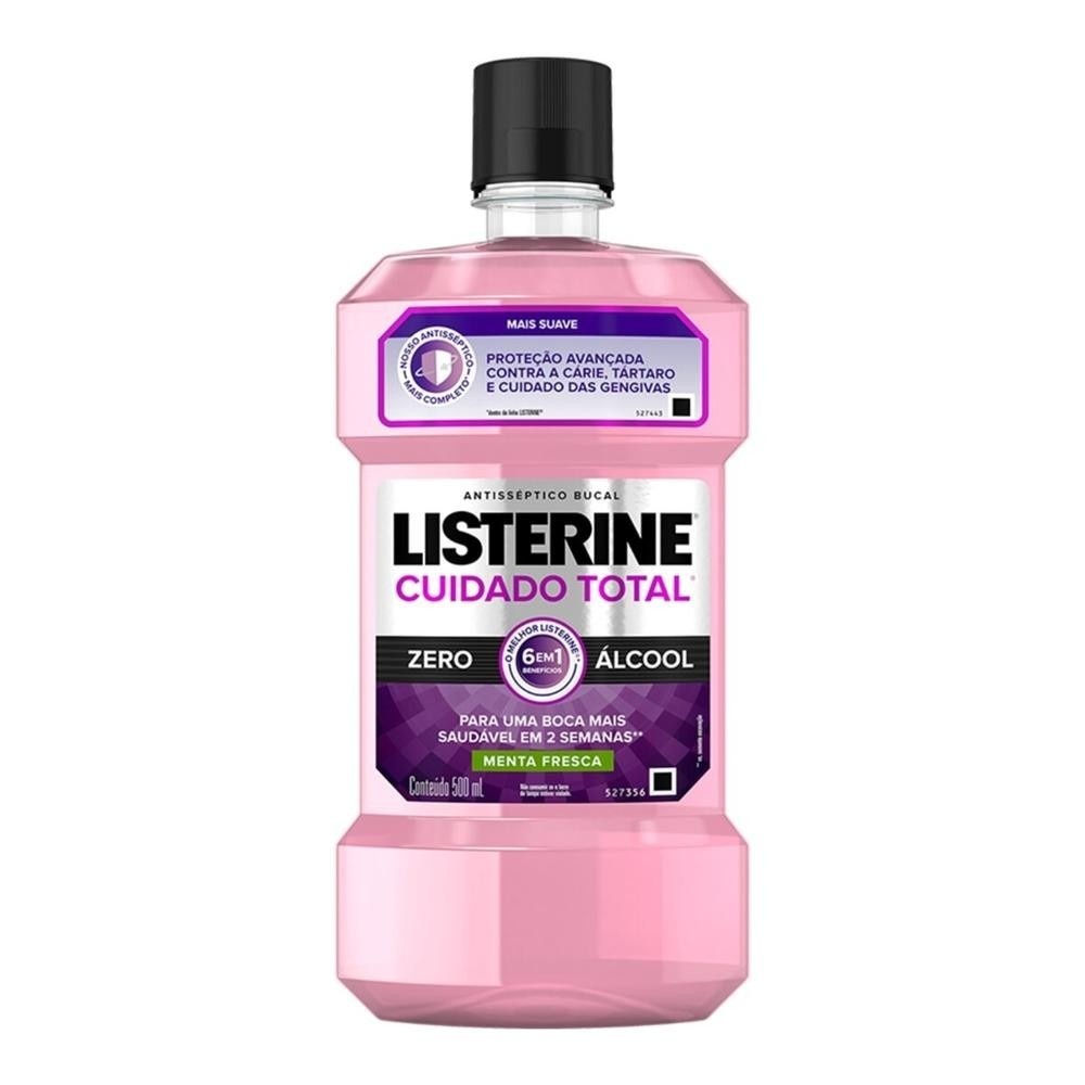 Listerine Cuidado Total Zero Álcool 500ml: Proteção Bucal Completa