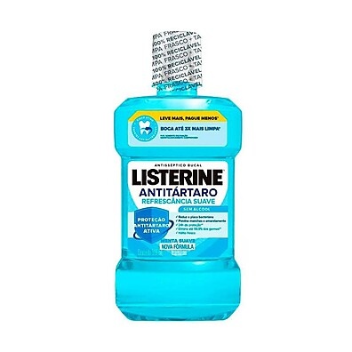 Listerine Sem Álcool 500ml: Hálito Fresco e Gengivas Saudáveis