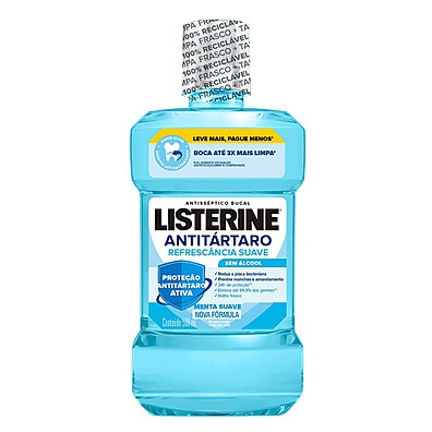 Listerine Tartar Control Zero Álcool: Boca Limpa e Saudável