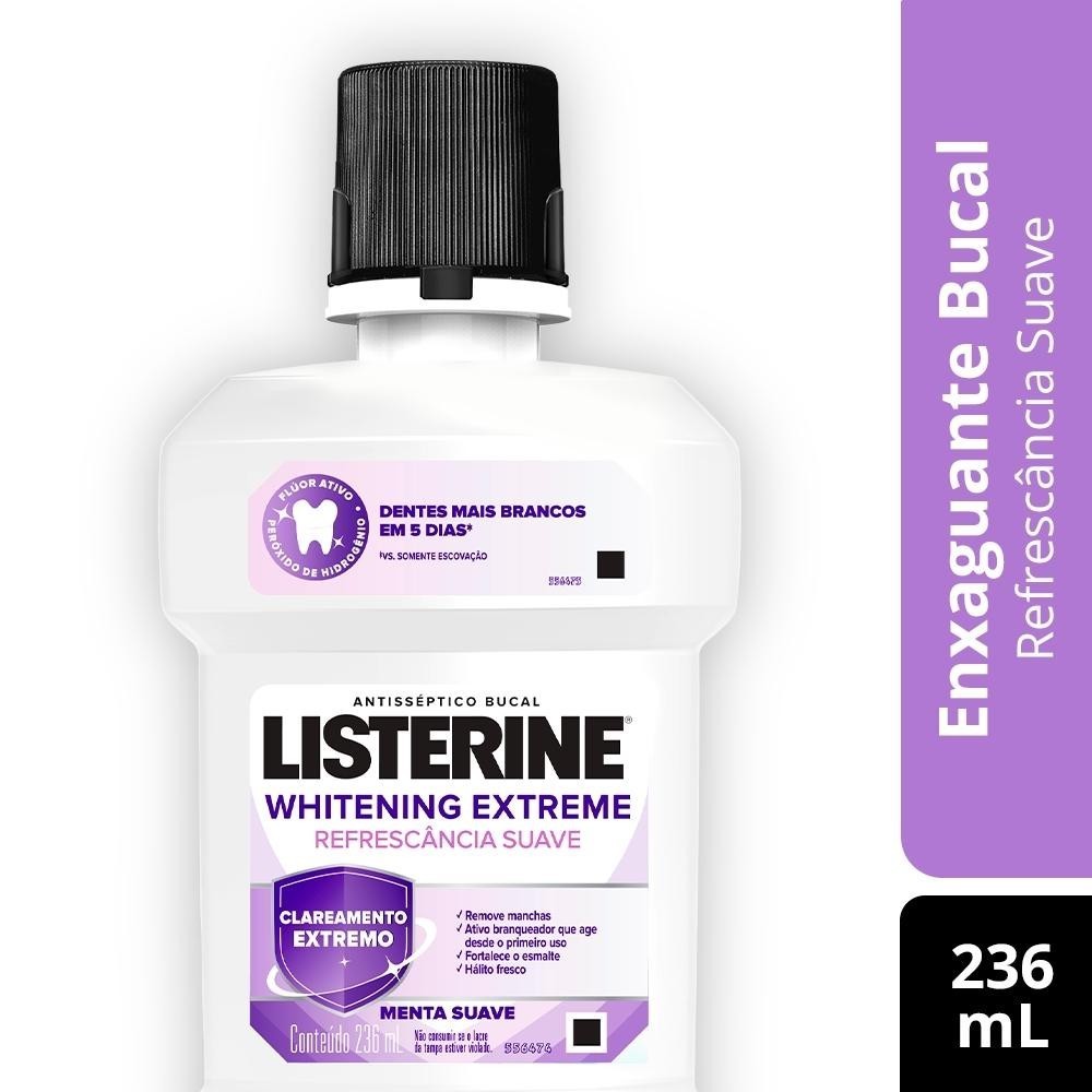 Listerine Whitening: Dentes Mais Brancos e Boca Protegida
