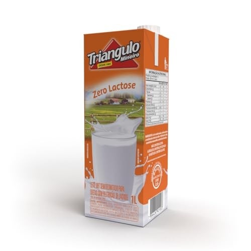 Leite Semidesnatado Zero Lactose UHT de 1 Litro, Triângulo