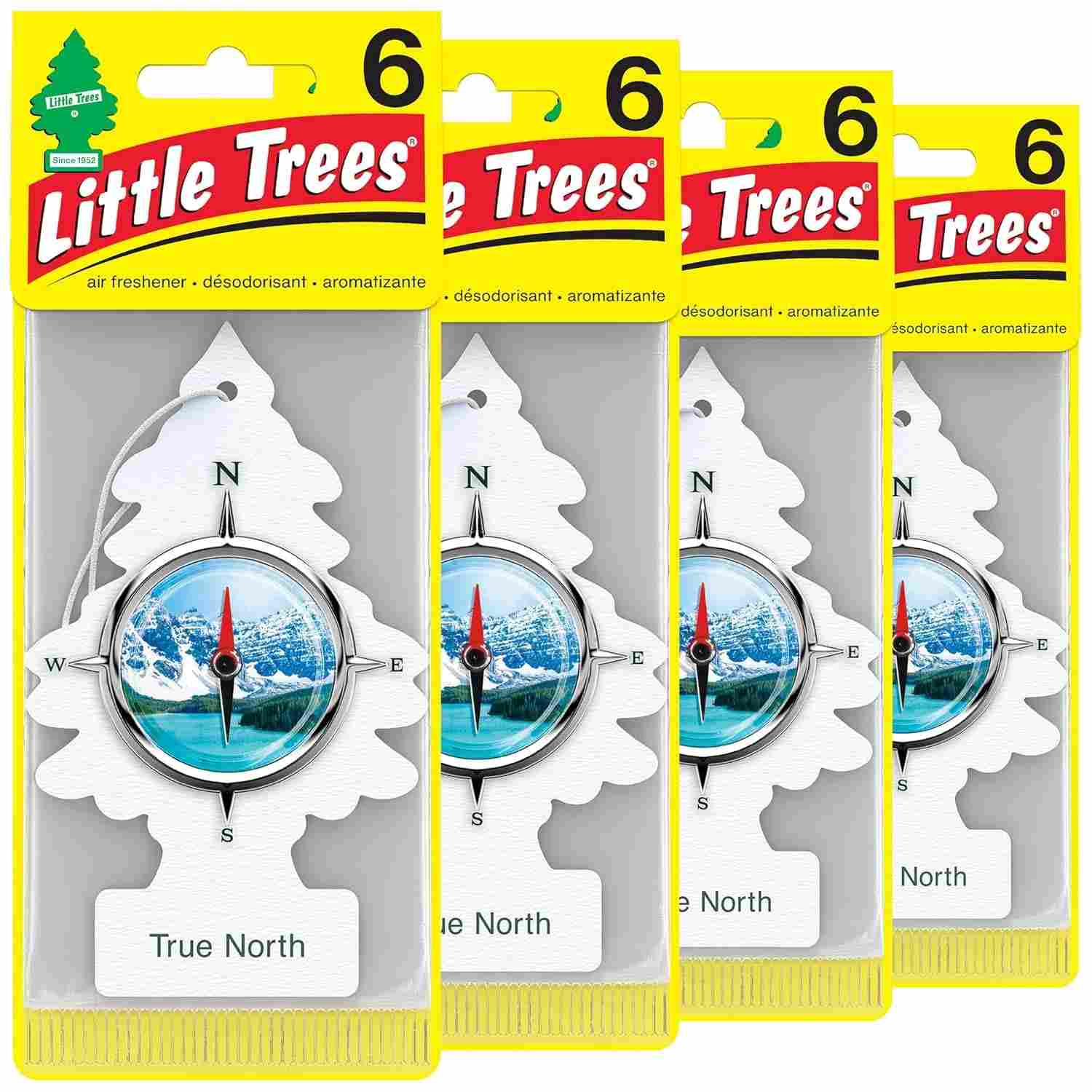 LITTLE TREES True North: Purificador de Ar Original para Carro e Casa - Fragrância Duradoura