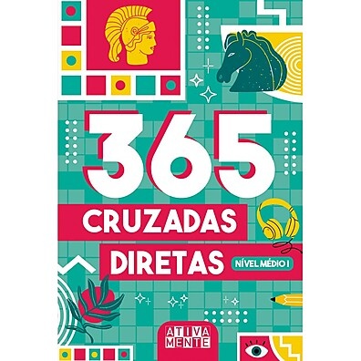 Livro 365 Cruzadas Diretas – Desafie sua mente todos os dias
