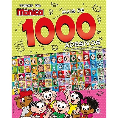 Livro Adesivos Turma da Mônica – Diversão com +1000 Adesivos