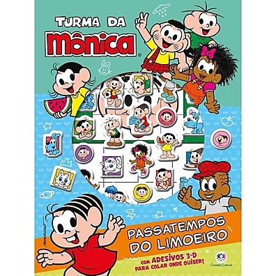 Livro Adesivos Turma da Mônica: Diversão no Limoeiro!
