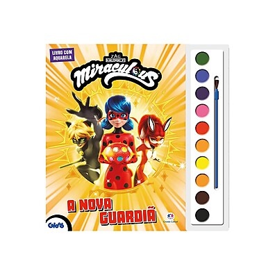 Livro Aquarela Ladybug - A Nova Guardiã: Divirta-se Colorindo!