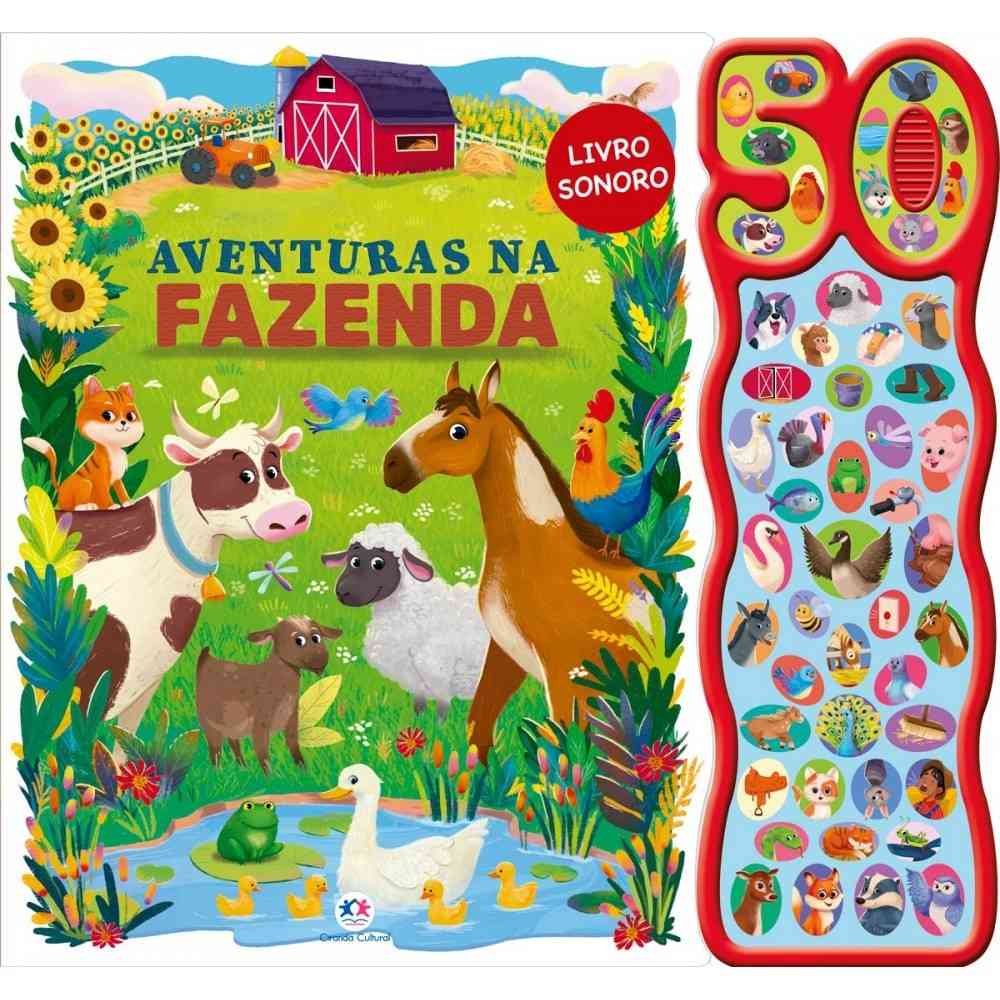 Livro Aventuras na Fazenda: 50 Sons Divertidos!