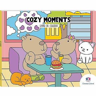 Livro Comfy & Cozy: Relaxe e Crie com 24 Ilustrações Aconchegantes