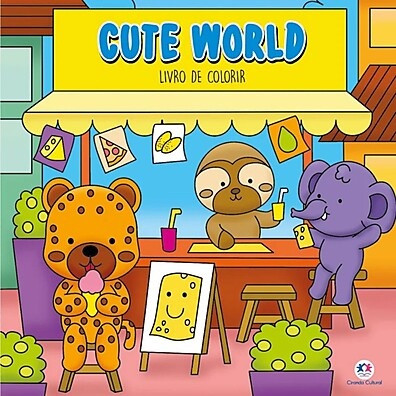 Livro Cute World Para Colorir – Relaxamento e Criatividade