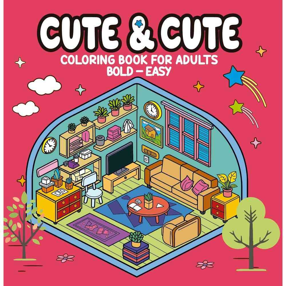 Livro de Colorir Adulto: Cute & Cute - Relaxe e Crie!