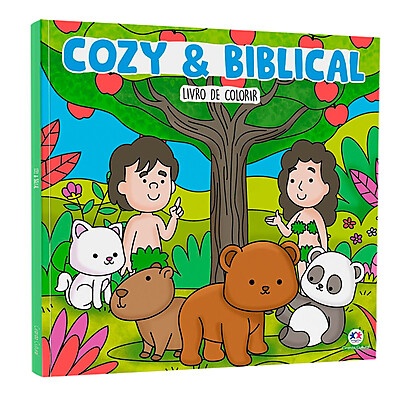 Livro de Colorir Cozy & Biblical: Relaxe e Inspire-se