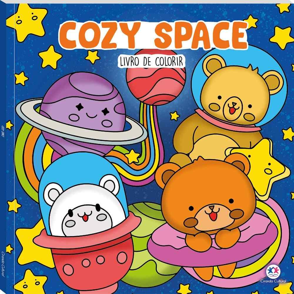 Livro de Colorir Cozy Space: Relaxe e Crie!
