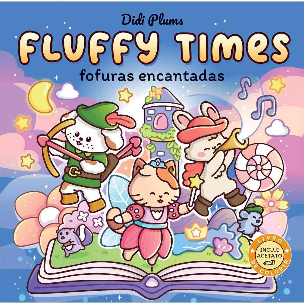 Livro de Colorir Fluffy Times 5: Aconchego e Magia