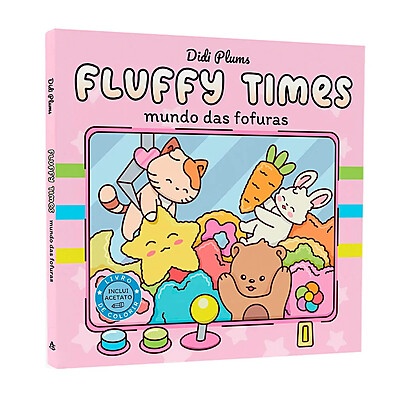 Livro de Colorir Fluffy Times: Mundo de Fofuras