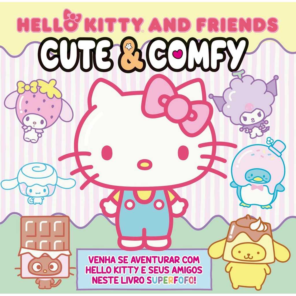 Livro de Colorir Hello Kitty: Diversão Cute & Comfy!