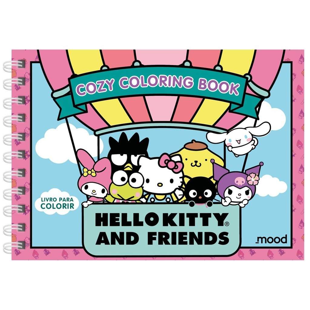 Livro de Colorir Hello Kitty: Relaxamento e Criatividade