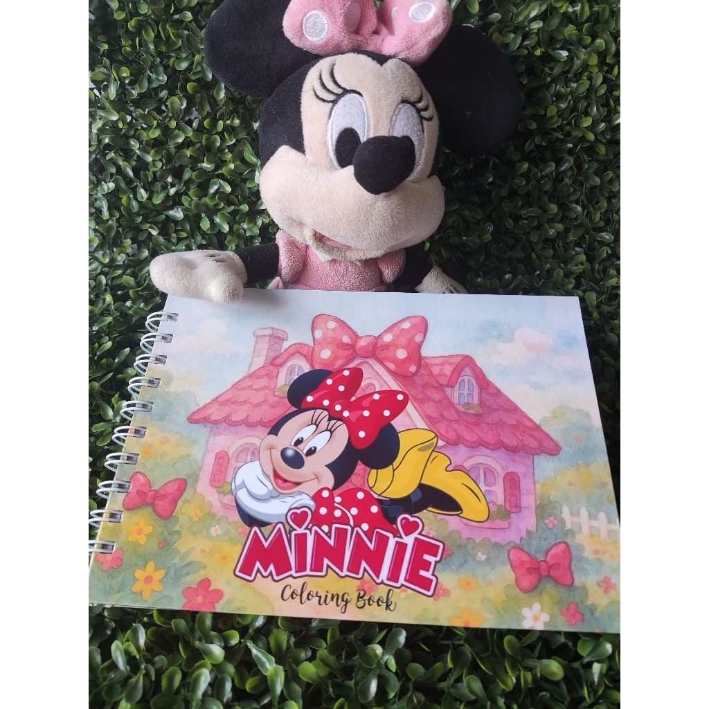 Livro de Colorir Minnie A5: Capa Dura e 50 Folhas Grossas!
