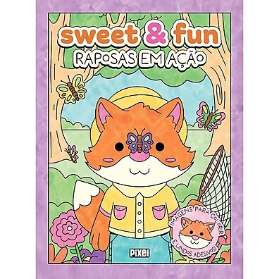 Livro de Colorir Raposas: Diversão e Relaxamento