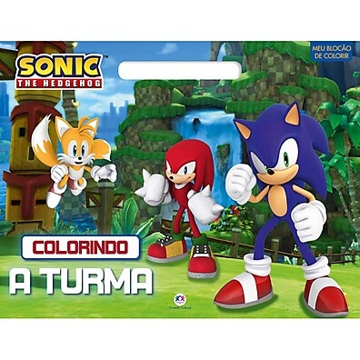 Livro de Colorir Sonic: Aventura e Diversão!